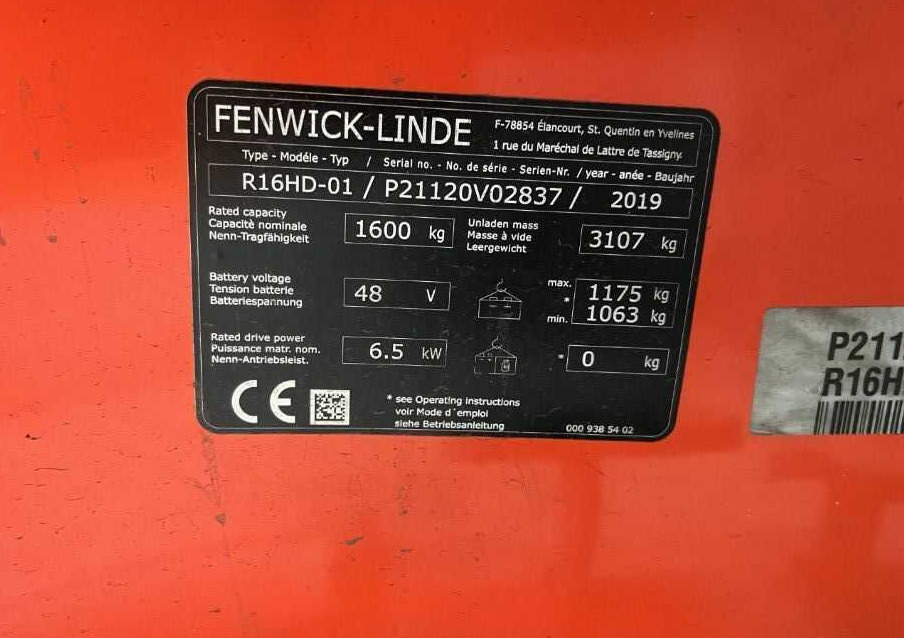 Linde R16HD-01 - Reachtruck: bilde 4 Linde R16HD-01 - Reachtruck: bilde 4
