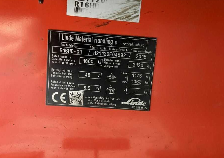 Linde R16HD-01 - Reachtruck: bilde 4 Linde R16HD-01 - Reachtruck: bilde 4