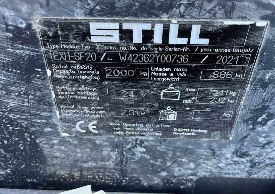 Still EXH-SF20 - Lavtløftende truck: bilde 4 Still EXH-SF20 - Lavtløftende truck: bilde 4