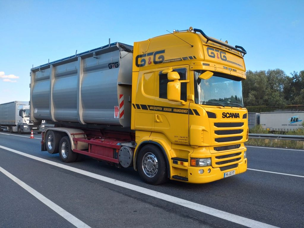 Scania R 730 Abroller voll Luft Scania R 730 Abroller voll Luft - Krokbil: bilde 1 Scania R 730 Abroller voll Luft Scania R 730 Abroller voll Luft - Krokbil: bilde 1