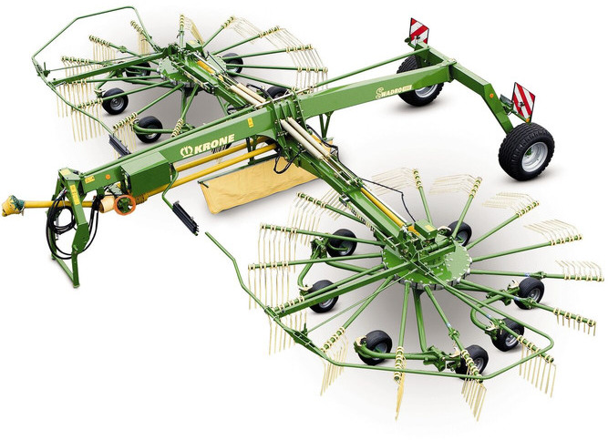 Krone Middenaflegharken met twee elementen - Høyvender: bilde 1 Krone Middenaflegharken met twee elementen - Høyvender: bilde 1