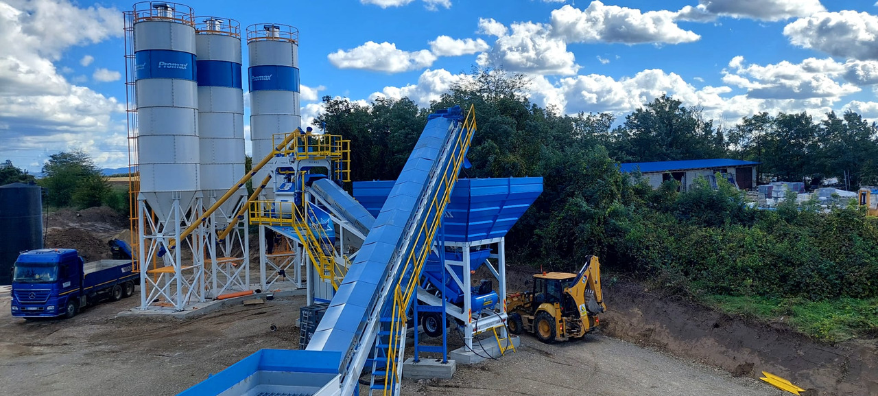 PROMAX MOBILE CONCRETE BATCHING PLANT M100-TWN (100m3/h) - Betongfabrikk: bilde 1 PROMAX MOBILE CONCRETE BATCHING PLANT M100-TWN (100m3/h) - Betongfabrikk: bilde 1