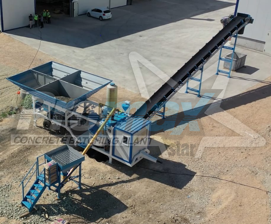 PROMAX MOBILE CONCRETE PLANT M35-PLNT (35M3/H) - Betongfabrikk: bilde 4 PROMAX MOBILE CONCRETE PLANT M35-PLNT (35M3/H) - Betongfabrikk: bilde 4