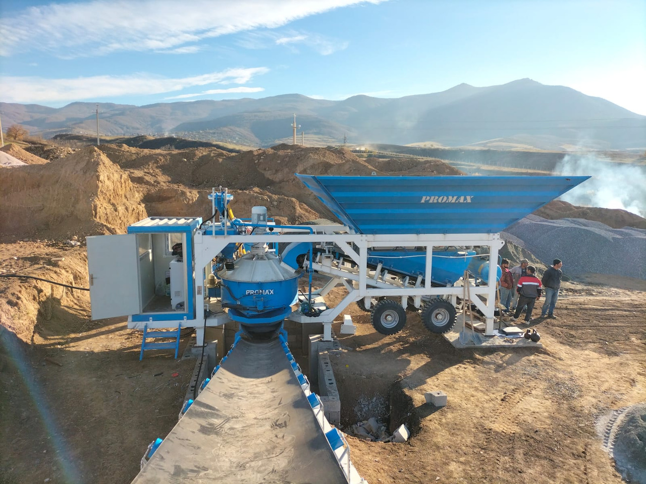PROMAX MOBILE CONCRETE PLANT M35-PLNT (35M3/H) - Betongfabrikk: bilde 3 PROMAX MOBILE CONCRETE PLANT M35-PLNT (35M3/H) - Betongfabrikk: bilde 3