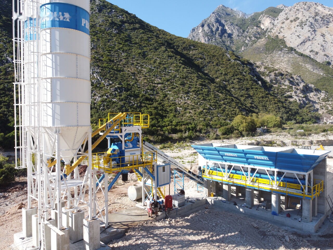 Promax Compact Concrete Batching Plant C100-TWN-LINE (100m3/h) - Betongfabrikk: bilde 1 Promax Compact Concrete Batching Plant C100-TWN-LINE (100m3/h) - Betongfabrikk: bilde 1