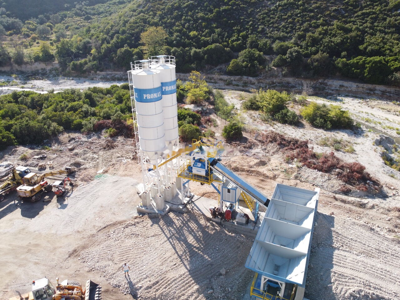 Promax Compact Concrete Batching Plant C100-TWN-LINE (100m3/h) - Betongfabrikk: bilde 3 Promax Compact Concrete Batching Plant C100-TWN-LINE (100m3/h) - Betongfabrikk: bilde 3