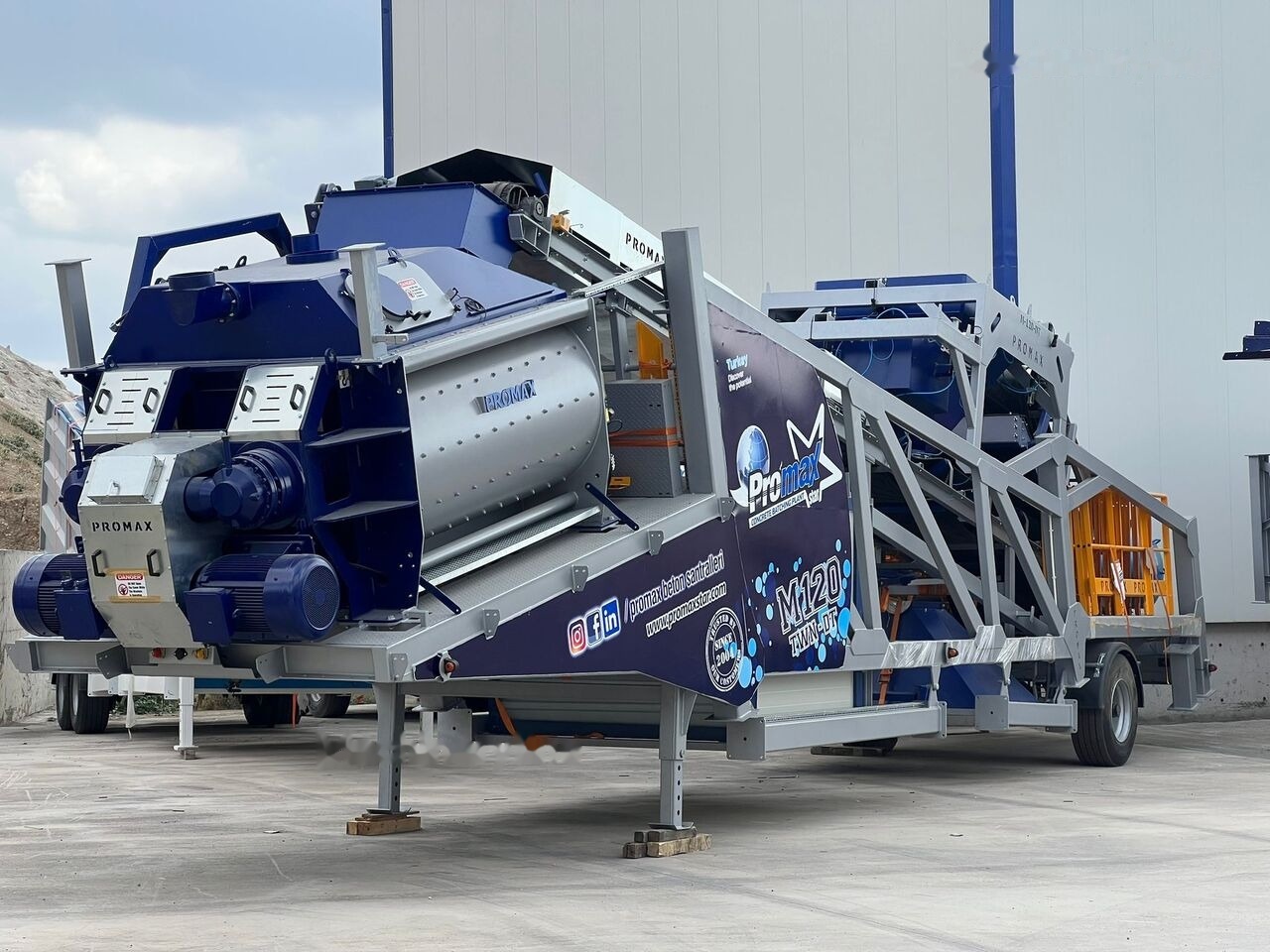 Promax Mobile Concrete Batching Plant PROMAX M120-TWN DT (120m³/h) - Betongfabrikk: bilde 5 Promax Mobile Concrete Batching Plant PROMAX M120-TWN DT (120m³/h) - Betongfabrikk: bilde 5