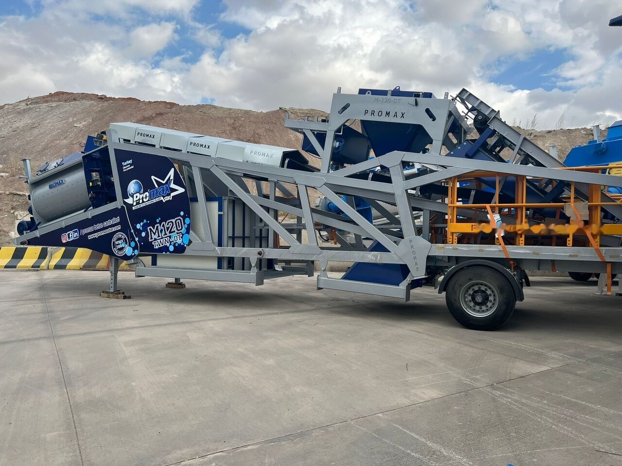Promax Mobile Concrete Batching Plant PROMAX M120-TWN DT (120m³/h) - Betongfabrikk: bilde 4 Promax Mobile Concrete Batching Plant PROMAX M120-TWN DT (120m³/h) - Betongfabrikk: bilde 4
