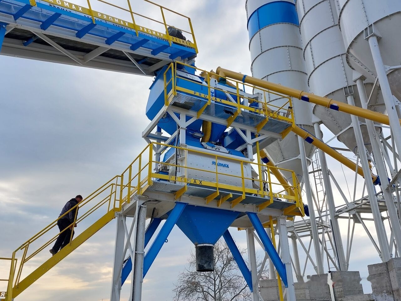 Promax Stationary Concrete Batching Plant S130-TWN (130m/h) - Betongfabrikk: bilde 3 Promax Stationary Concrete Batching Plant S130-TWN (130m/h) - Betongfabrikk: bilde 3