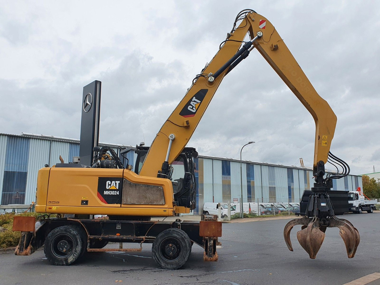 Hjulgraver CAT MH3024 / MH 3024 / Greifer / 2018 / 9.424h: bilde 7