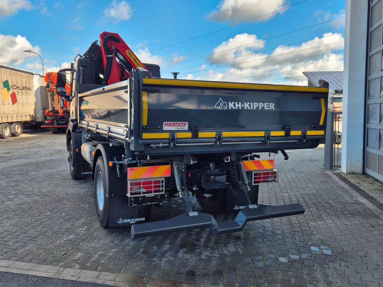 Tippbil, Kranbil Iveco AD200X46/P HR OFF Palfinger PK 12.501 Funk AHK: bilde 38