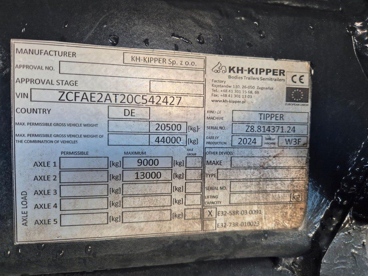 Tippbil, Kranbil Iveco AD200X46/P HR OFF Palfinger PK 12.501 Funk AHK: bilde 41