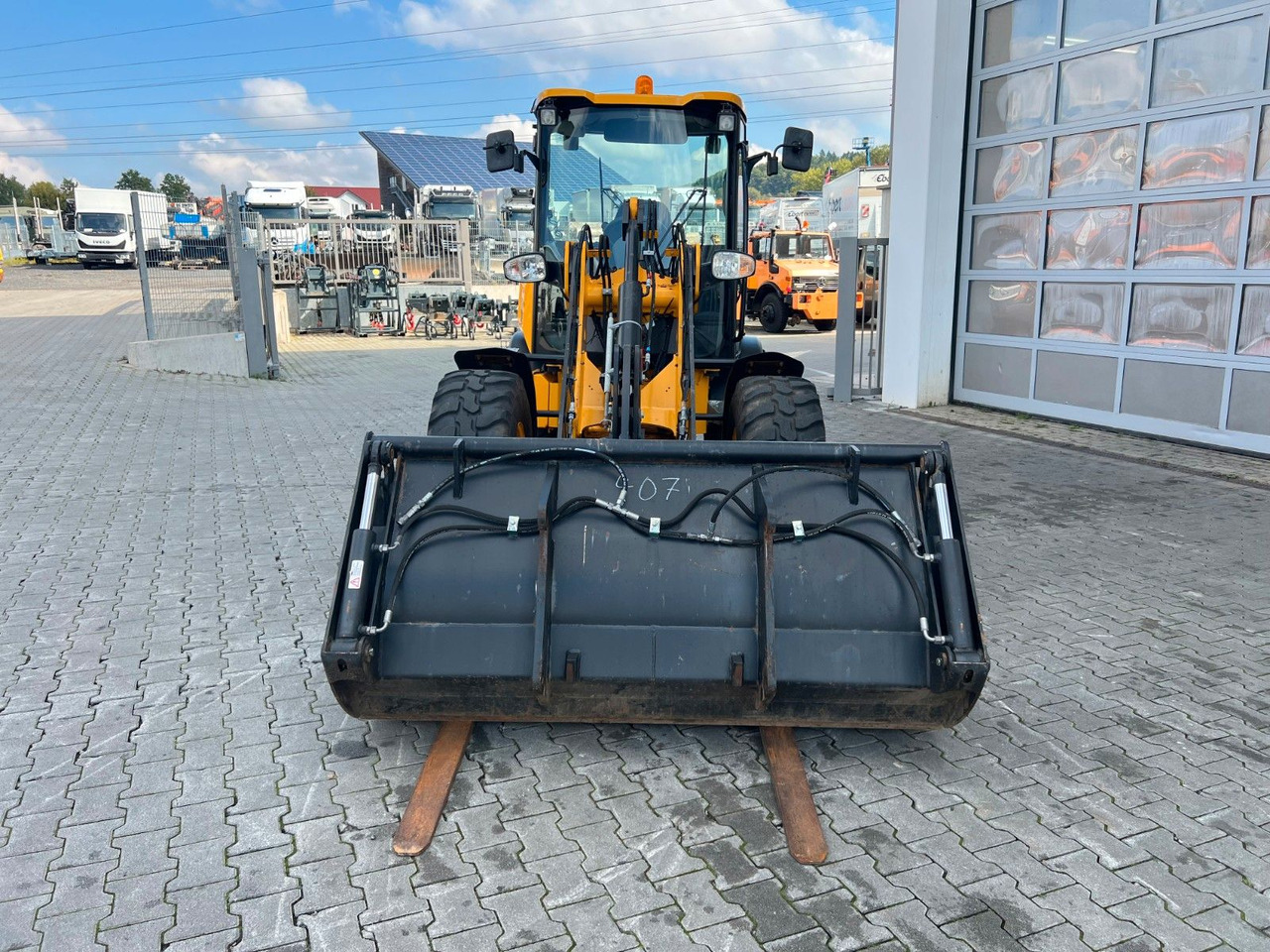 Hjullaster JCB 407 SV / nur 268h! / Klappschaufel & Gabel: bilde 10 Hjullaster JCB 407 SV / nur 268h! / Klappschaufel & Gabel: bilde 10