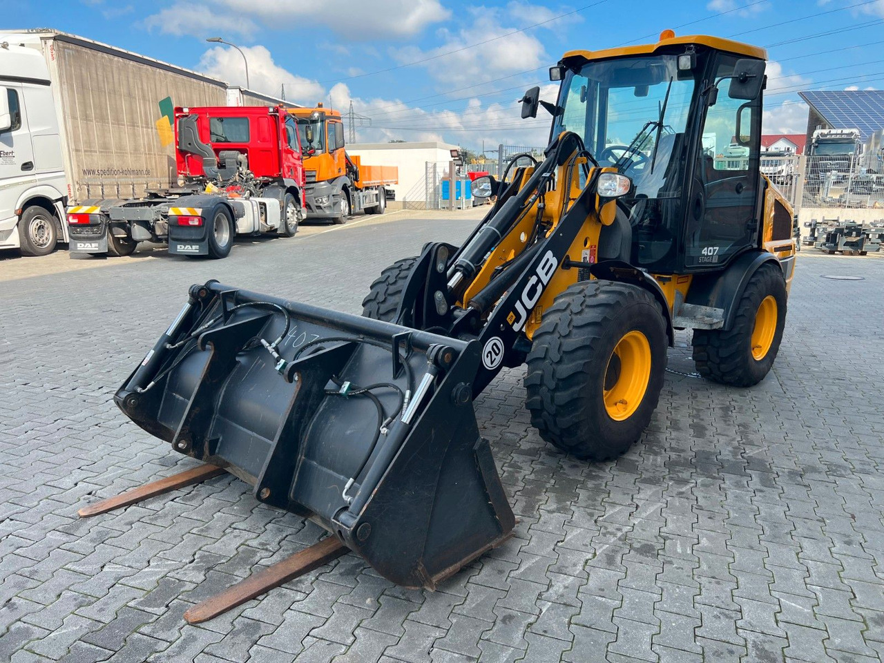 Hjullaster JCB 407 SV / nur 268h! / Klappschaufel & Gabel: bilde 9 Hjullaster JCB 407 SV / nur 268h! / Klappschaufel & Gabel: bilde 9