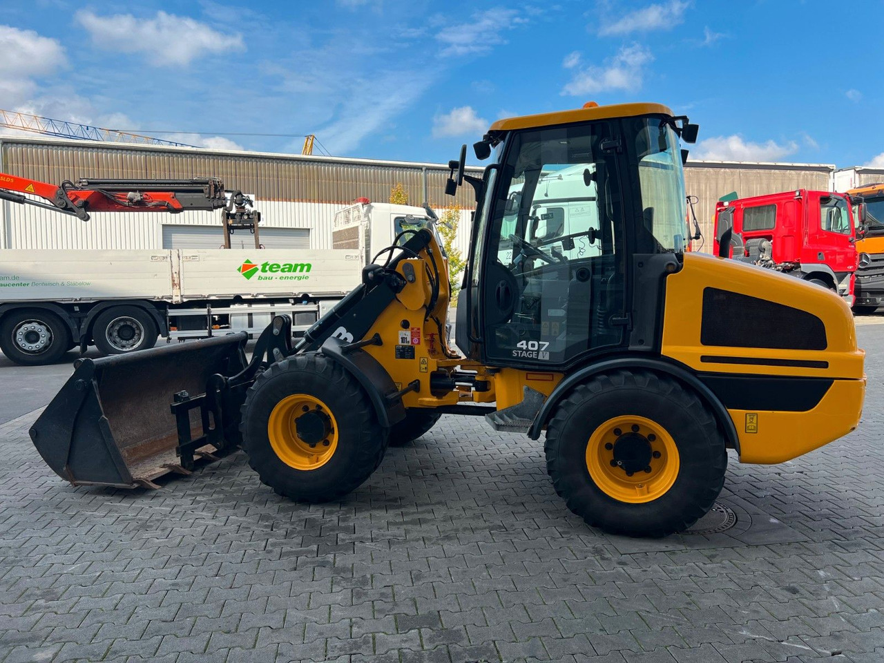 Hjullaster JCB 407 SV / nur 268h! / Klappschaufel & Gabel: bilde 7 Hjullaster JCB 407 SV / nur 268h! / Klappschaufel & Gabel: bilde 7