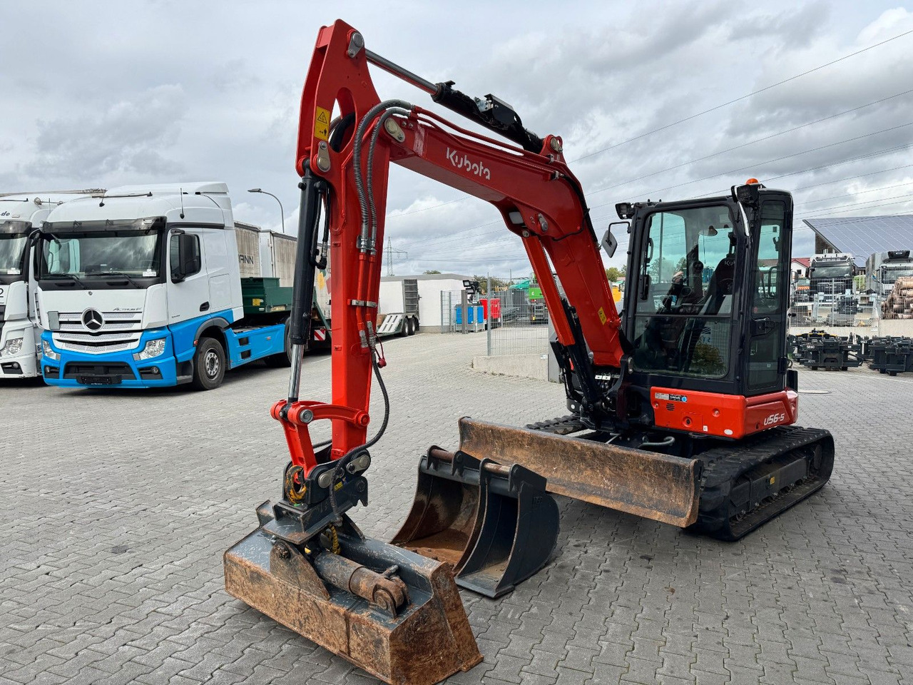 Kubota U56-5 / MS03 / nur 190h! / Löffelpaket - Minigraver: bilde 5 Kubota U56-5 / MS03 / nur 190h! / Löffelpaket - Minigraver: bilde 5