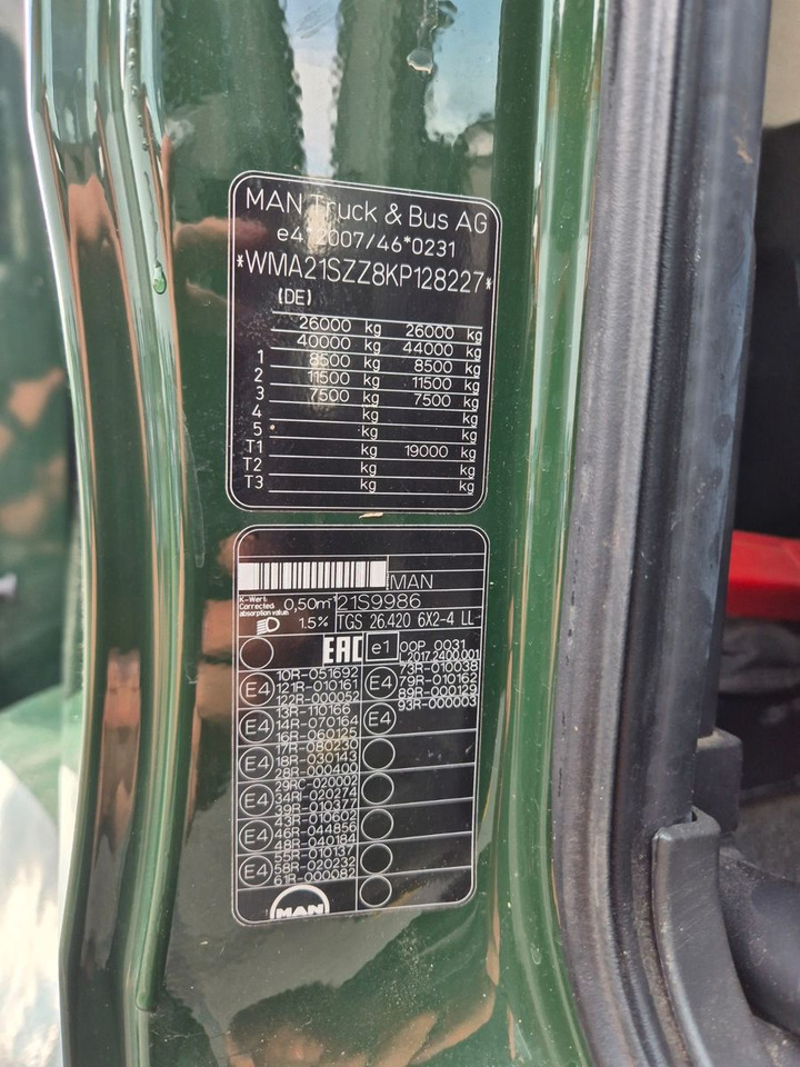 Kranbil MAN TGS 26.420 6x2-4 LL Hiab 177K PRO 2 Stück: bilde 16 Kranbil MAN TGS 26.420 6x2-4 LL Hiab 177K PRO 2 Stück: bilde 16