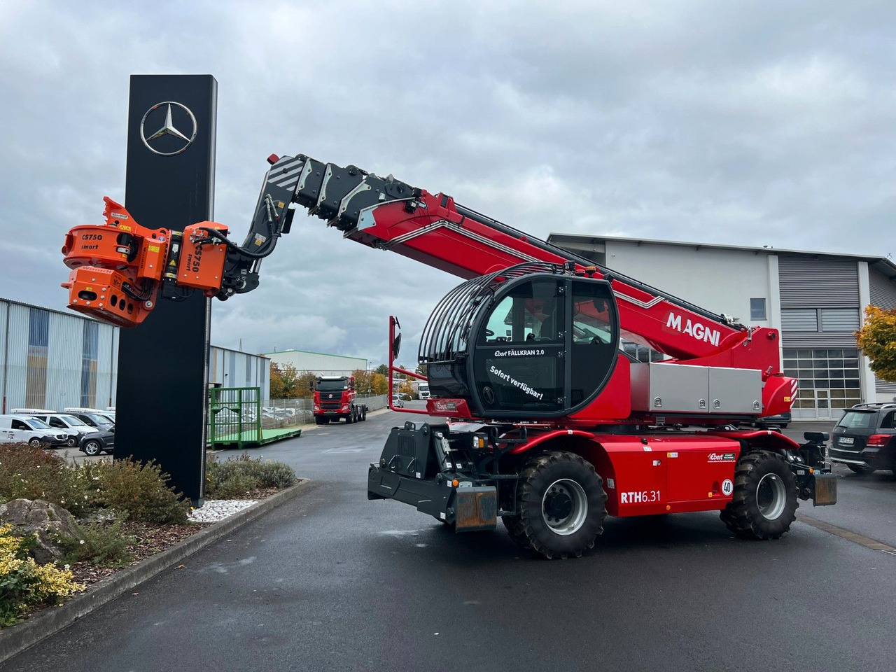 Magni RTH 6.31 SH / Fällkran 2 / Westtech CS750 - Teleskoplastere: bilde 1 Magni RTH 6.31 SH / Fällkran 2 / Westtech CS750 - Teleskoplastere: bilde 1