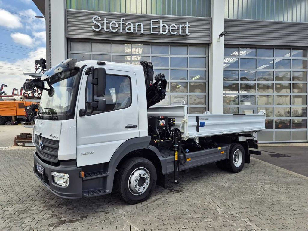 Mercedes-Benz Atego 1224 KK Kipper+Kran+Funk+Greifersteuerung - Tippbil, Kranbil: bilde 2 Mercedes-Benz Atego 1224 KK Kipper+Kran+Funk+Greifersteuerung - Tippbil, Kranbil: bilde 2