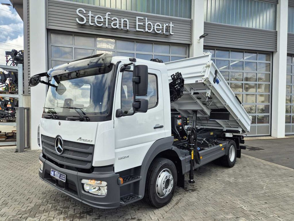 Mercedes-Benz Atego 1224 KK Kipper+Kran+Funk+Greifersteuerung - Tippbil, Kranbil: bilde 1 Mercedes-Benz Atego 1224 KK Kipper+Kran+Funk+Greifersteuerung - Tippbil, Kranbil: bilde 1