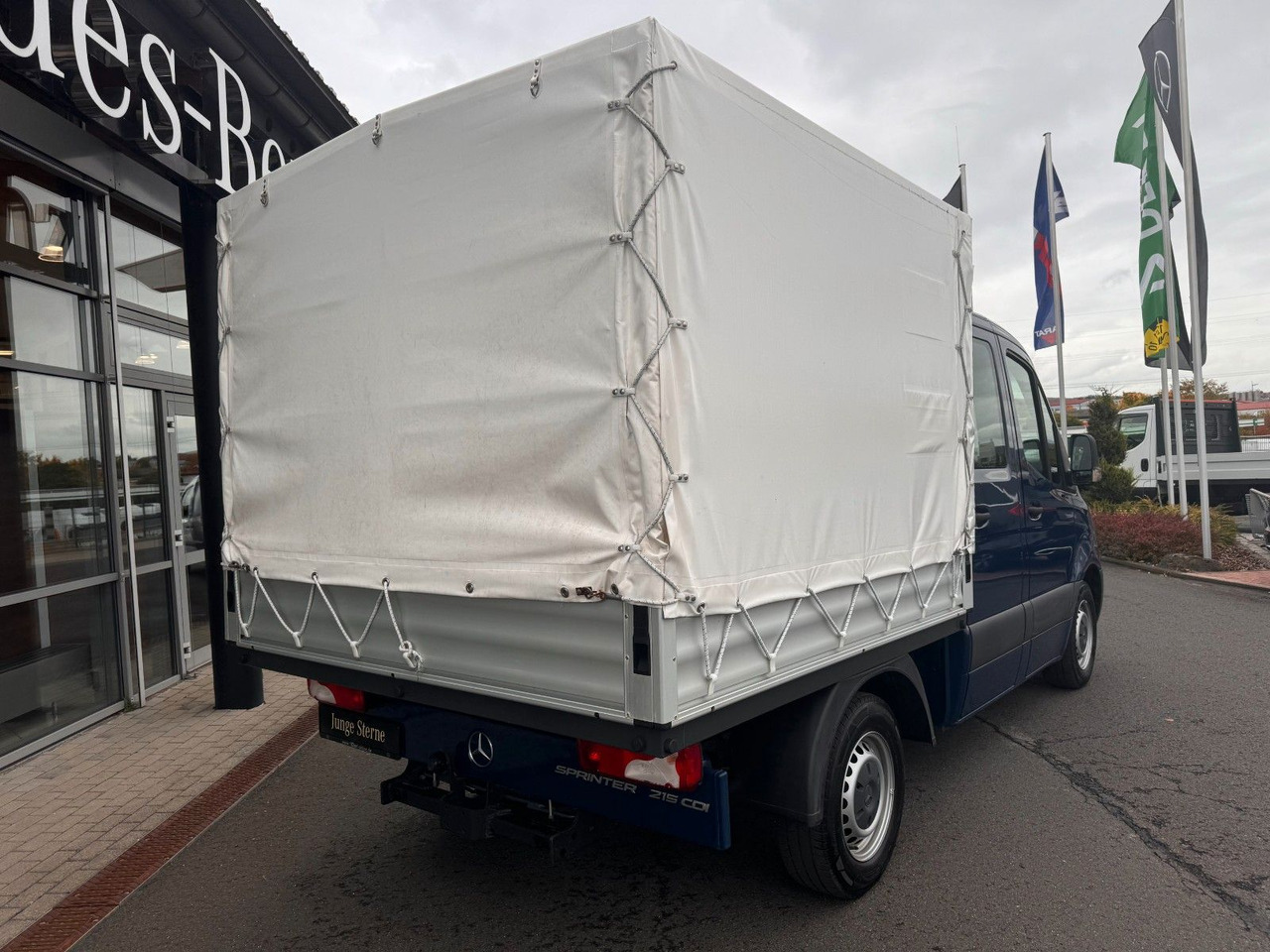 Mercedes-Benz Sprinter 215 CDI DoKa 9G Klima AHK SHZ - Varebil med plan, Varebil med dobbelt førerhus: bilde 4 Mercedes-Benz Sprinter 215 CDI DoKa 9G Klima AHK SHZ - Varebil med plan, Varebil med dobbelt førerhus: bilde 4