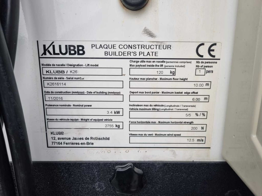 Billift, Varebil Opel Movano 2.3 CDTI / KLUBB K26, 12m: bilde 10 Billift, Varebil Opel Movano 2.3 CDTI / KLUBB K26, 12m: bilde 10