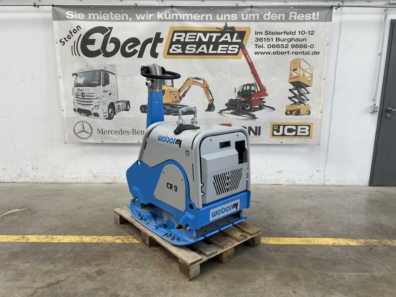 Weber CR 9 Hatz-Diesel / 736kg / E-Start / DEMO - Vibroplate: bilde 1 Weber CR 9 Hatz-Diesel / 736kg / E-Start / DEMO - Vibroplate: bilde 1