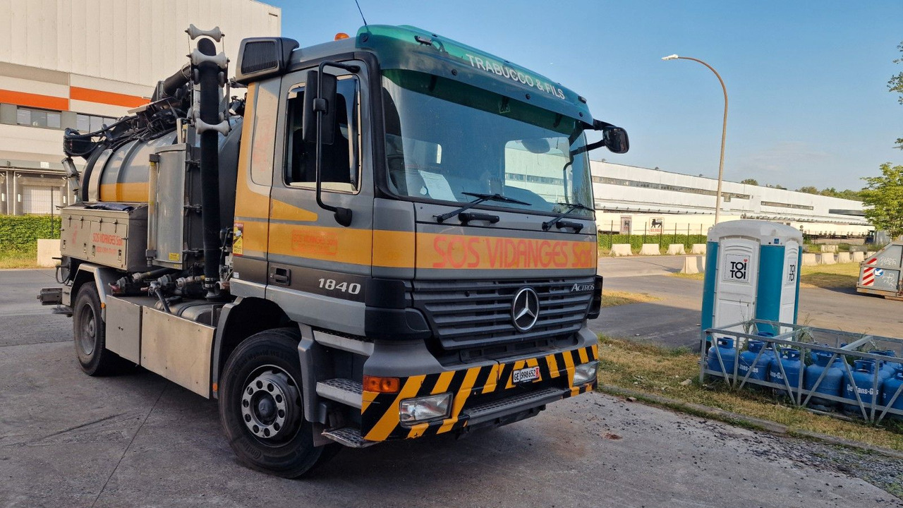 Mercedes-Benz Actros 18-40 - Vakuum lastebil: bilde 1 Mercedes-Benz Actros 18-40 - Vakuum lastebil: bilde 1