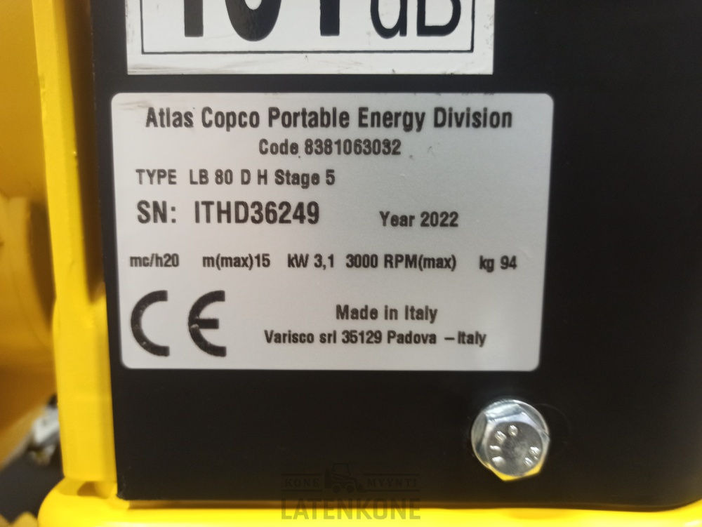 Vannpumpe Atlas Copco LB 80D vesipumppu: bilde 11