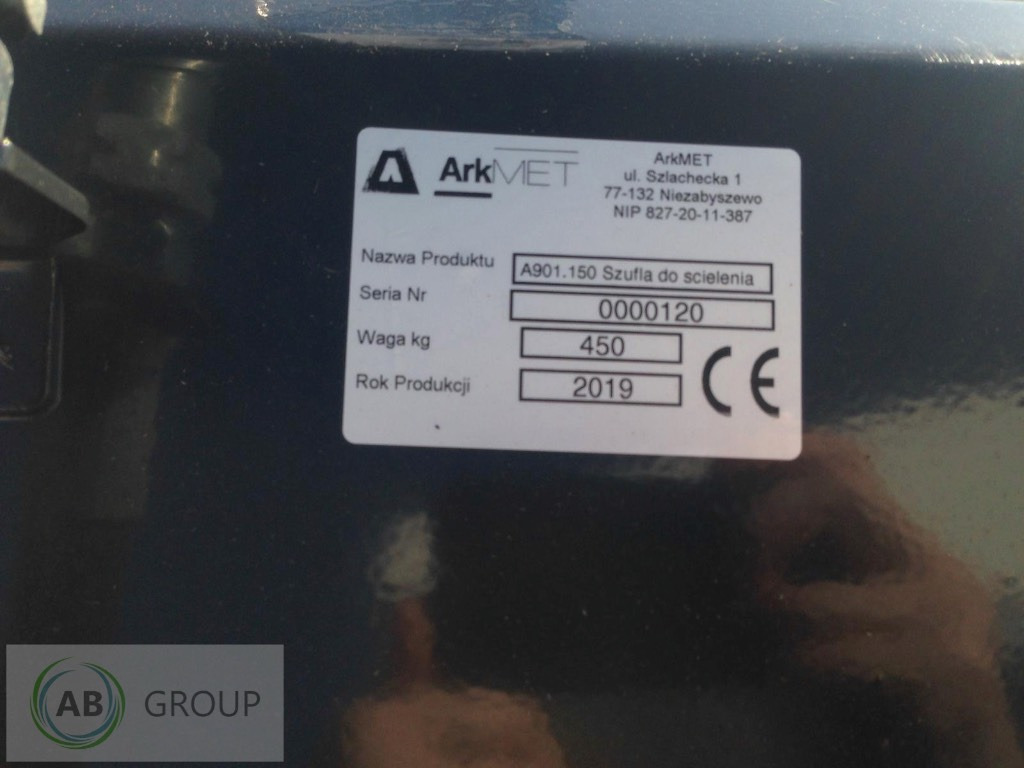 ArkMET bedding shovel A901.150, 1.71 m3 - Husdyrhold-utstyr: bilde 3 ArkMET bedding shovel A901.150, 1.71 m3 - Husdyrhold-utstyr: bilde 3