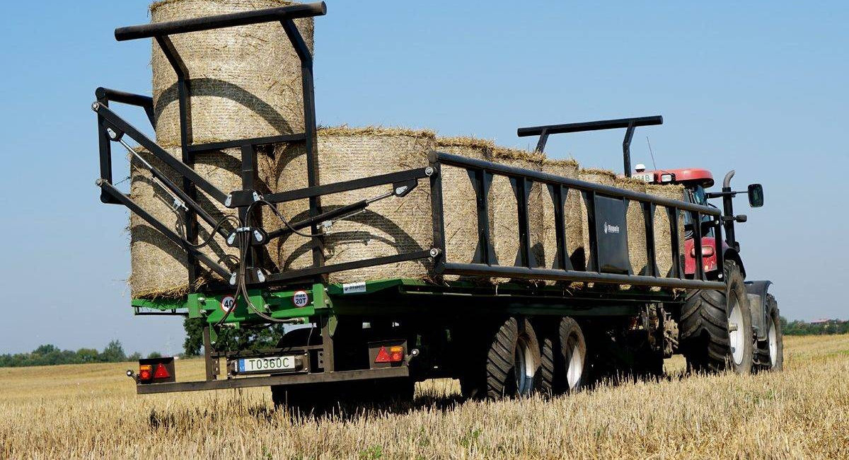 Dinapolis bale trailer 20t, RPP-9000 - Landbruk flatvogn: bilde 1 Dinapolis bale trailer 20t, RPP-9000 - Landbruk flatvogn: bilde 1
