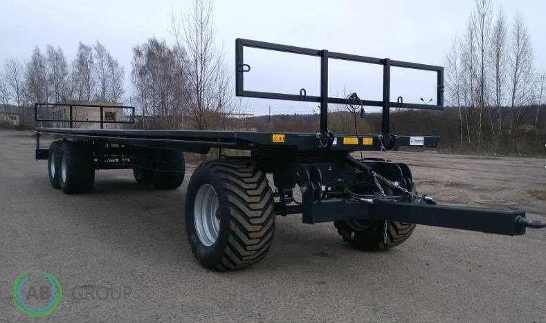 Dinapolis bale trailer RP-10500, 14 t - Landbruk flatvogn: bilde 1 Dinapolis bale trailer RP-10500, 14 t - Landbruk flatvogn: bilde 1