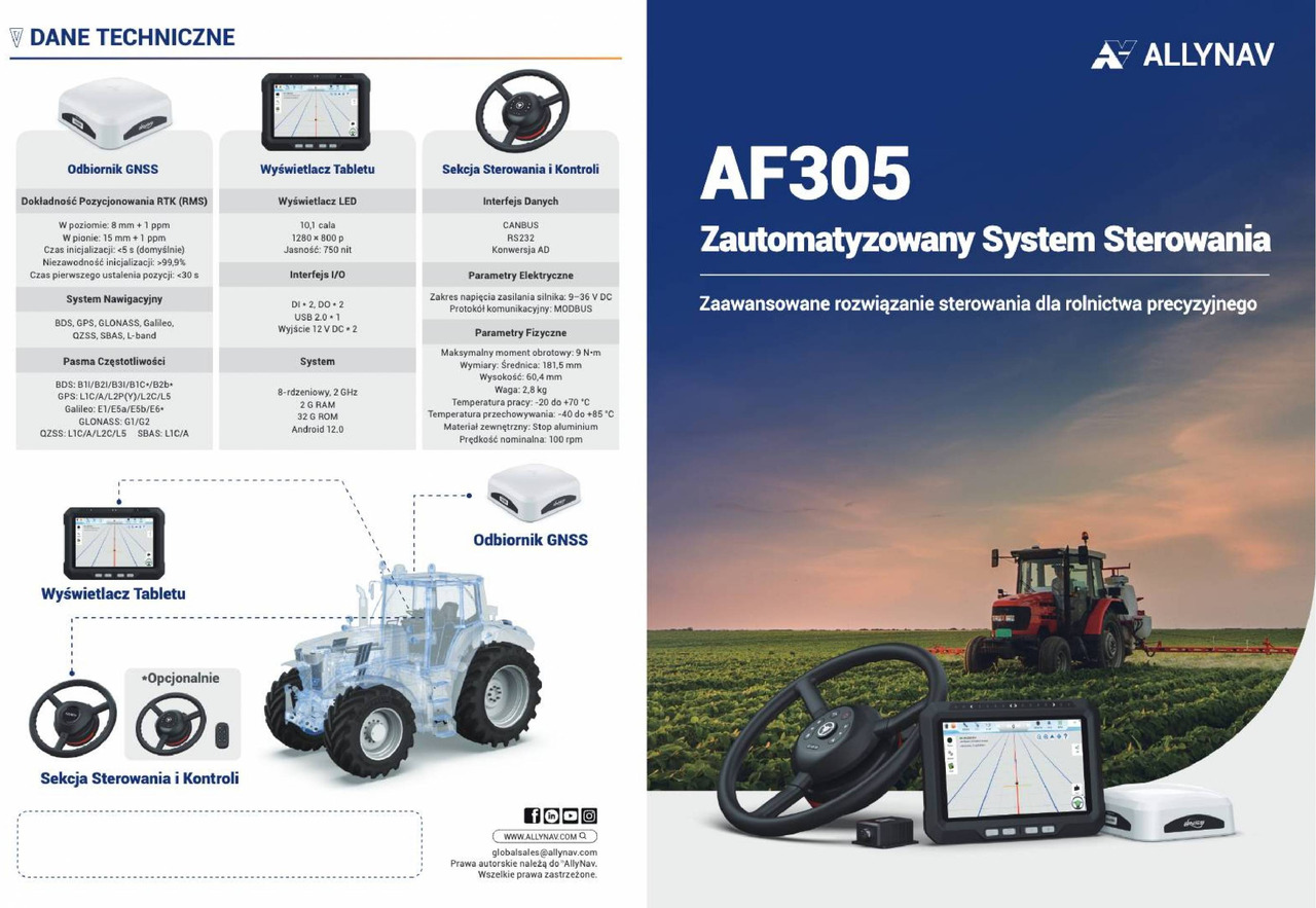 Zestaw sterowania siewnikiem Allynav - Navigasjonssystem for Landbruksteknikk: bilde 3 Zestaw sterowania siewnikiem Allynav - Navigasjonssystem for Landbruksteknikk: bilde 3