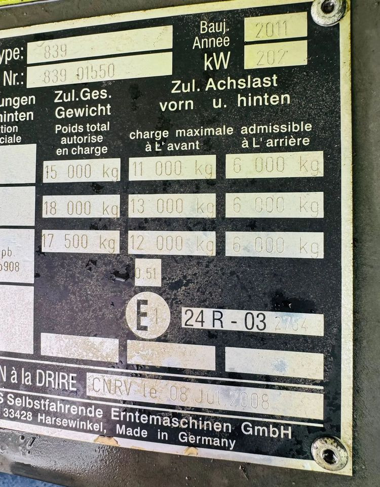 Claas Tucano 450 - Skurtresker: bilde 5 Claas Tucano 450 - Skurtresker: bilde 5