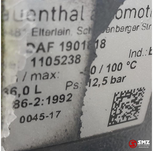 DAF Occ batterijbak + luchtketel 36L 12,5Bar DAF - Ramme/ Chassis for Lastebil: bilde 5 DAF Occ batterijbak + luchtketel 36L 12,5Bar DAF - Ramme/ Chassis for Lastebil: bilde 5