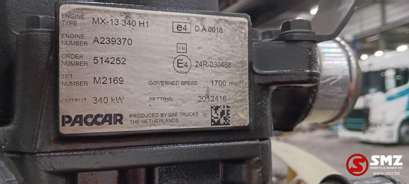 DAF Occ motor MX13 340H1 - 340KW DAF - Motor for Lastebil: bilde 5 DAF Occ motor MX13 340H1 - 340KW DAF - Motor for Lastebil: bilde 5