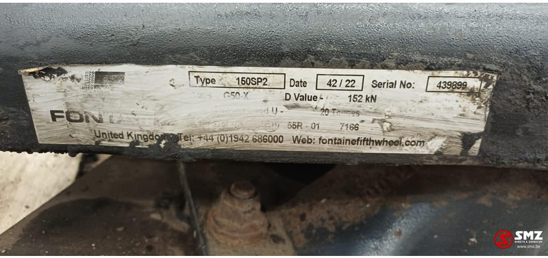 Diversen Occ koppelschotel 150SP2 Fontaine - Svingskive for Lastebil: bilde 5 Diversen Occ koppelschotel 150SP2 Fontaine - Svingskive for Lastebil: bilde 5