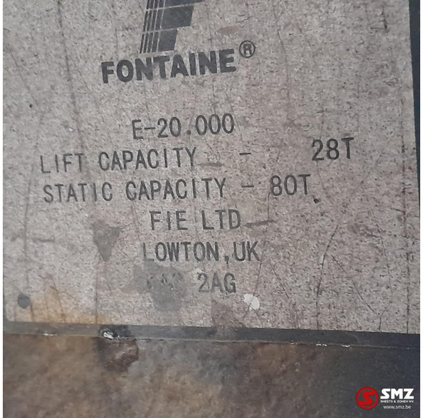 Diversen Occ set van 2 opleggersteunpoten Fontaine - Ramme/ Chassis for Lastebil: bilde 5 Diversen Occ set van 2 opleggersteunpoten Fontaine - Ramme/ Chassis for Lastebil: bilde 5