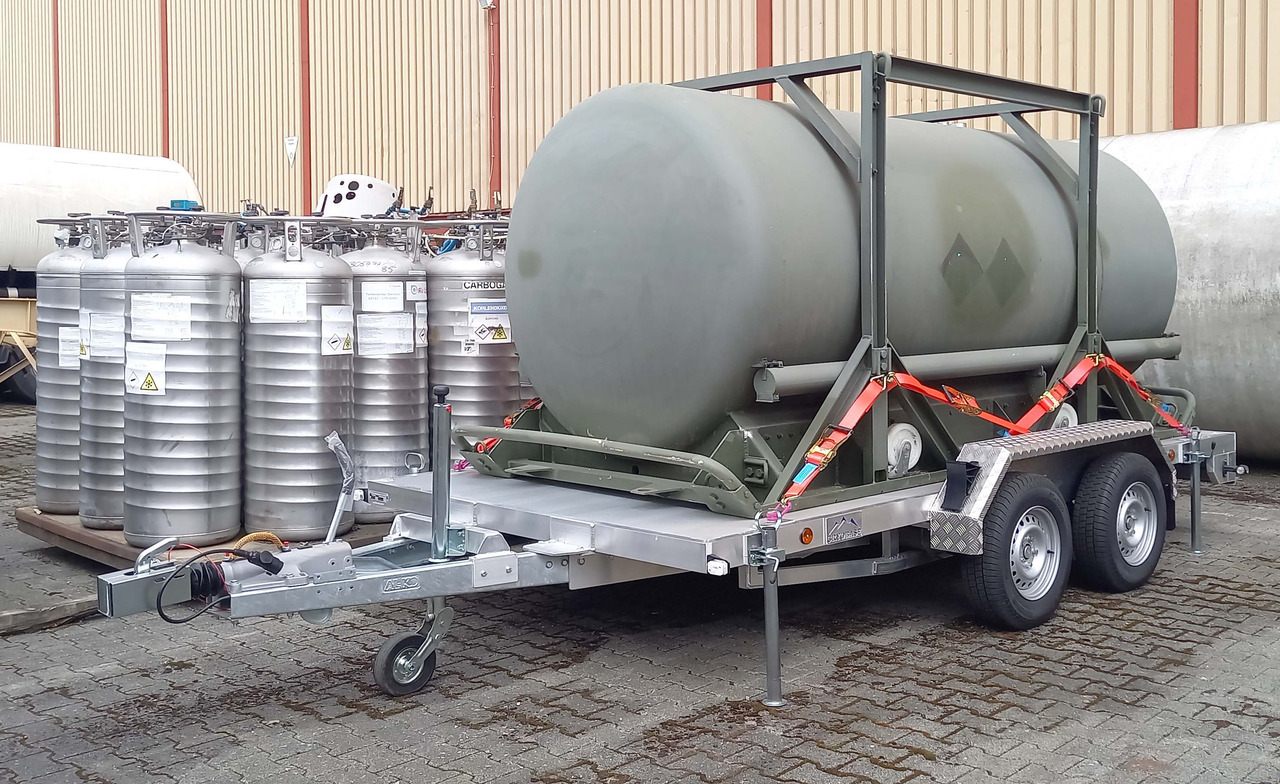 CRYOBASE Gas tank cryogenic trailer used for nitrogen, oxygen, argon - Tankhenger: bilde 1 CRYOBASE Gas tank cryogenic trailer used for nitrogen, oxygen, argon - Tankhenger: bilde 1