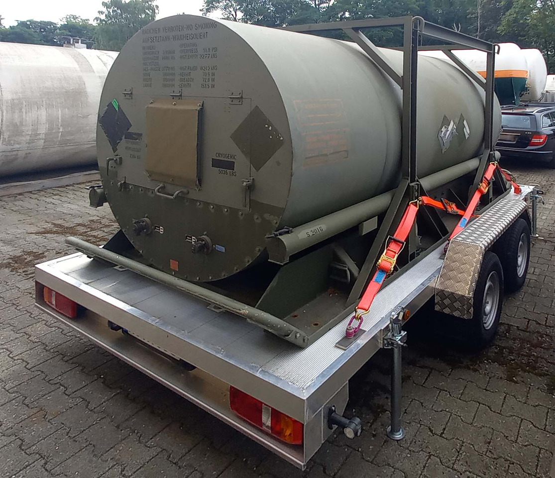 CRYOBASE Gas tank cryogenic trailer used for nitrogen, oxygen, argon - Tankhenger: bilde 4 CRYOBASE Gas tank cryogenic trailer used for nitrogen, oxygen, argon - Tankhenger: bilde 4