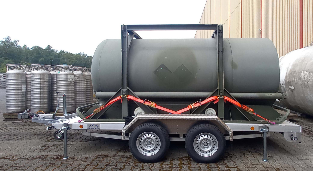 CRYOBASE Gas tank cryogenic trailer used for nitrogen, oxygen, argon - Tankhenger: bilde 2 CRYOBASE Gas tank cryogenic trailer used for nitrogen, oxygen, argon - Tankhenger: bilde 2