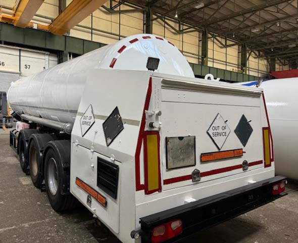 CRYOLOR Gas tank semi-trailer cryogenic used for nitrogen, argon, oxygen, LIN, LOX, LAR. - Tanksemi: bilde 4 CRYOLOR Gas tank semi-trailer cryogenic used for nitrogen, argon, oxygen, LIN, LOX, LAR. - Tanksemi: bilde 4