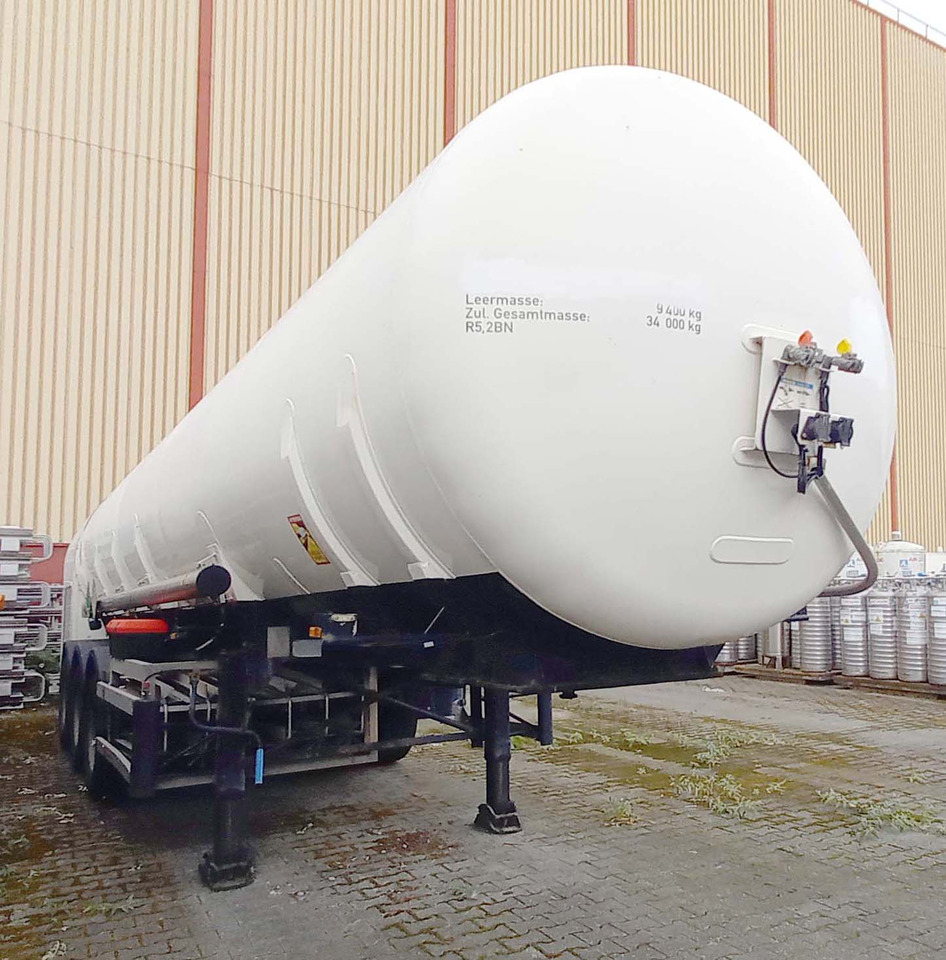 GOFA Gas tank semi-trailer cryogenic used for nitrogen, argon, oxygen, LIN, LOX, LAR - Tanksemi: bilde 1 GOFA Gas tank semi-trailer cryogenic used for nitrogen, argon, oxygen, LIN, LOX, LAR - Tanksemi: bilde 1