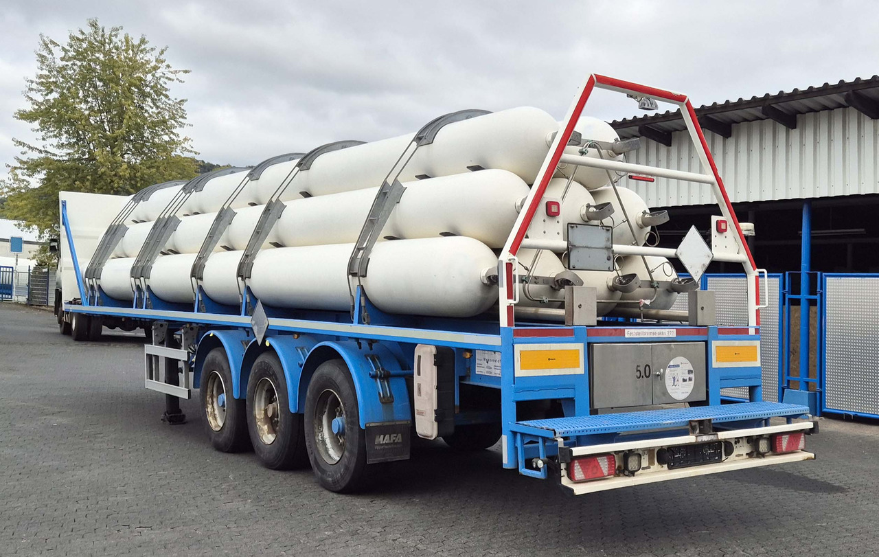 MAFA Gas tank tube semi-trailer used for compressed helium, hydrogen, Wasserstoff, methane, CNG - Tanksemi: bilde 4 MAFA Gas tank tube semi-trailer used for compressed helium, hydrogen, Wasserstoff, methane, CNG - Tanksemi: bilde 4