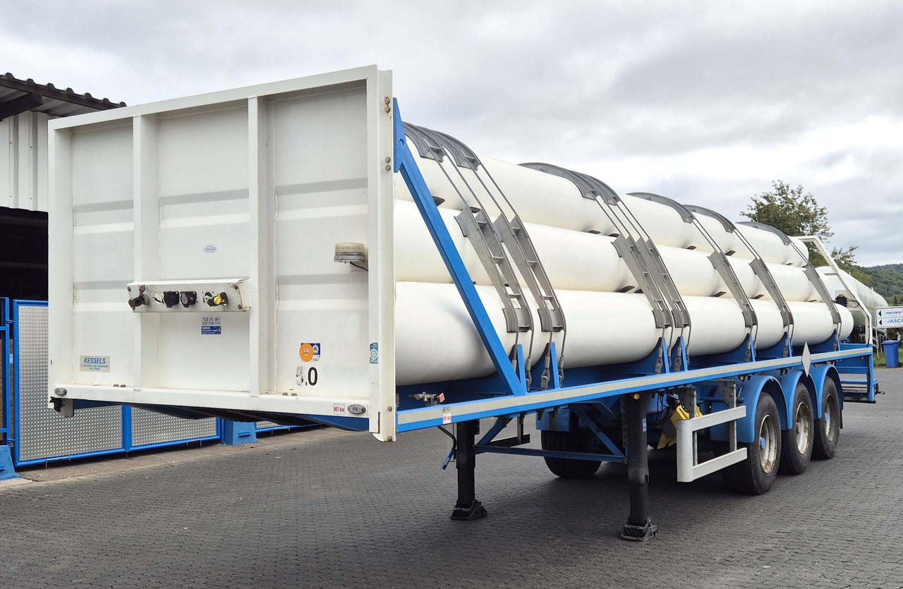 MAFA Gas tank tube semi-trailer used for compressed helium, hydrogen, Wasserstoff, methane, CNG - Tanksemi: bilde 2 MAFA Gas tank tube semi-trailer used for compressed helium, hydrogen, Wasserstoff, methane, CNG - Tanksemi: bilde 2