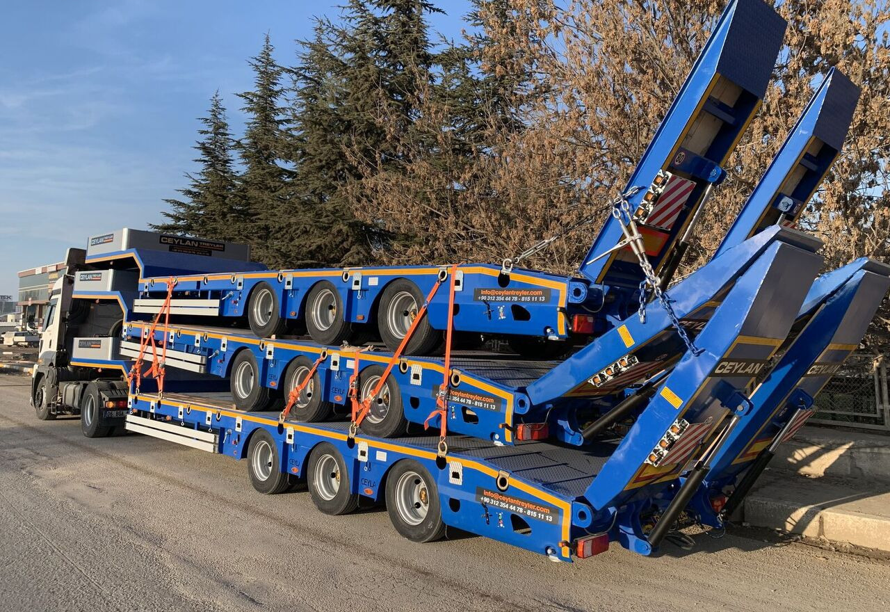 Ny Lavloader semitrailer CEYLAN 3 AXLES STANDART & EXTENDABLE LOWBED: bilde 15