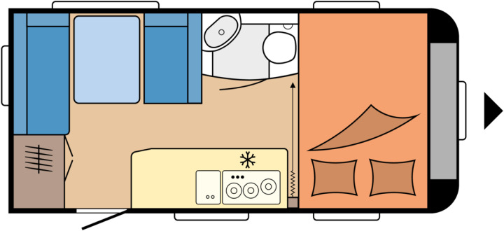 DE LUXE 440 SF - Campingvogn: bilde 1 DE LUXE 440 SF - Campingvogn: bilde 1