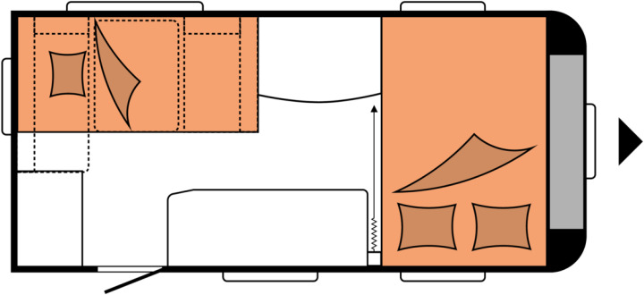 DE LUXE 440 SF - Campingvogn: bilde 2 DE LUXE 440 SF - Campingvogn: bilde 2