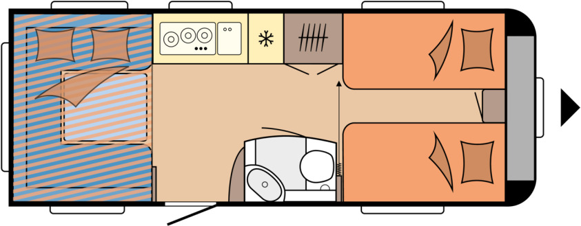 DE LUXE 515 UHL - Campingvogn: bilde 1 DE LUXE 515 UHL - Campingvogn: bilde 1
