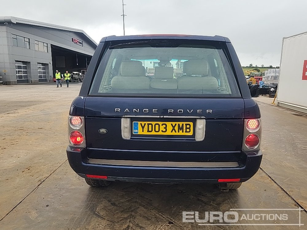 2003 Range Rover SE TD6 4WD Auto, Cruise Control, Lane Assist, Climate Control, A/C (Reg. Docs. Available) (NO VAT) - SUV: bilde 4 2003 Range Rover SE TD6 4WD Auto, Cruise Control, Lane Assist, Climate Control, A/C (Reg. Docs. Available) (NO VAT) - SUV: bilde 4